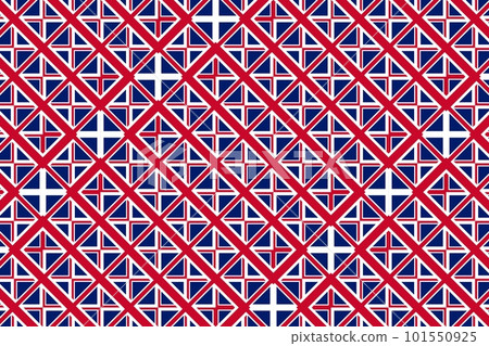 Geometric pattern in the colors of the national flag of United Kingdom. The colors of United Kingdom. Geometric pattern in the colors of the national flag of United Kingdom. The colors of United Kingdom. 101550925