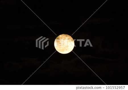 Hakushu-cho, Hokuto City, April's full moon pink moon peeking out from the clouds Hakushu-cho, Hokuto City, April's full moon pink moon peeking out from the clouds 101552957