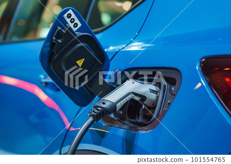 Volvo C40 Recharge 2022 Test Drive Day. Brand new electric car. ECO future. 101554765