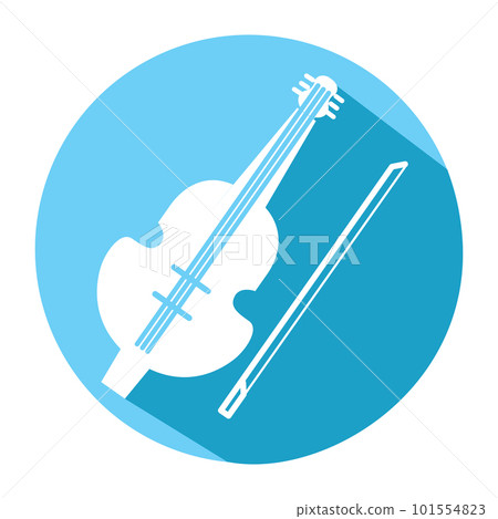 Isolated cello icon Flat design Musical instrument Vector Isolated cello icon Flat design Musical instrument Vector 101554823