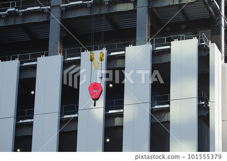 建築工地起重機的一部分 建築工地起重機的一部分 101555379