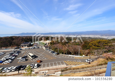 Shizuoka Station, Utsunoya Pass, Southern Alps viewed from Nihondaira Yume Terrace Shizuoka Station, Utsunoya Pass, Southern Alps viewed from Nihondaira Yume Terrace 101556280