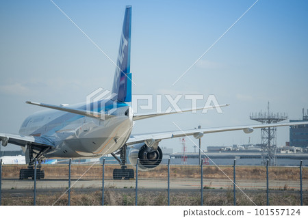 [ANA aircraft from Keihinjima Tsubasa Park] 101557124