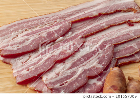 fresh and delicious bacon fresh and delicious bacon 101557309