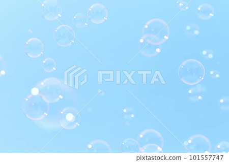Soap bubbles dancing in the blue sky Soap bubbles dancing in the blue sky 101557747