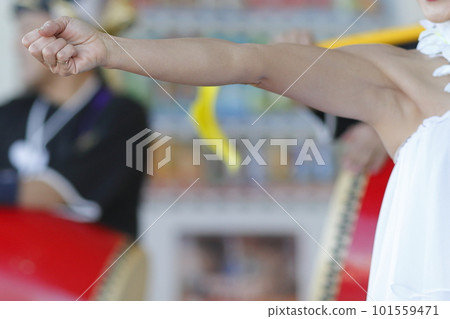 女子手舞草裙舞 女子手舞草裙舞 101559471