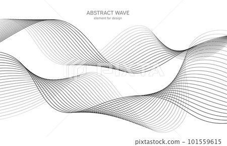 Abstract wave element for design. Digital frequency track equalizer. Stylized line art background. Abstract wave element for design. Digital frequency track equalizer. Stylized line art background. 101559615