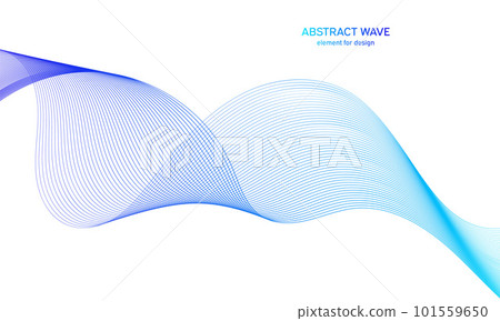 Abstract colorfull wave element for design. Digital frequency track equalizer. Stylized line art background.Vector illustration.Wave with lines created using blend tool.Curved wavy line, smooth stripe Abstract colorfull wave element for design. Digital frequency track equalizer. Stylized line art background.Vector illustration.Wave with lines created using blend tool.Curved wavy line, smooth stripe 101559650
