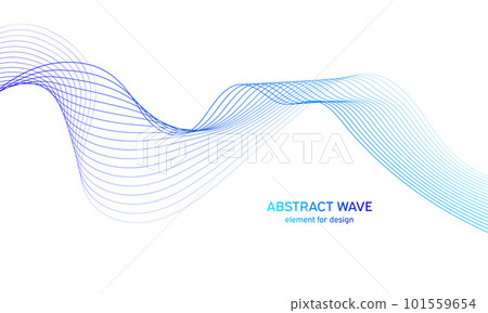 Abstract colorfull wave element for design. Digital frequency track equalizer. Stylized line art background.Vector illustration.Wave with lines created using blend tool.Curved wavy line, smooth stripe Abstract colorfull wave element for design. Digital frequency track equalizer. Stylized line art background.Vector illustration.Wave with lines created using blend tool.Curved wavy line, smooth stripe 101559654