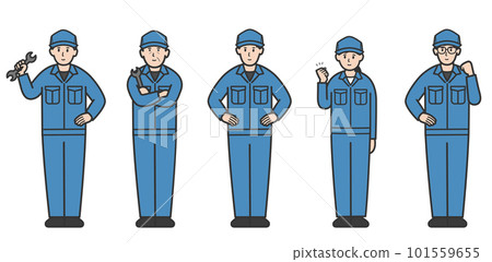 工人全身插圖集 工人全身插圖集 101559655
