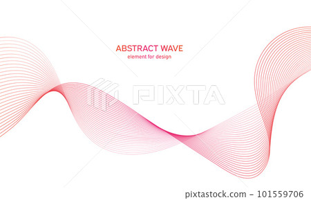 Abstract colorfull wave element for design. Digital frequency track equalizer. Stylized line art background.Vector illustration.Wave with lines created using blend tool.Curved wavy line, smooth stripe Abstract colorfull wave element for design. Digital frequency track equalizer. Stylized line art background.Vector illustration.Wave with lines created using blend tool.Curved wavy line, smooth stripe 101559706