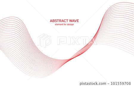 Abstract colorfull wave element for design. Digital frequency track equalizer. Stylized line art background.Vector illustration.Wave with lines created using blend tool.Curved wavy line, smooth stripe Abstract colorfull wave element for design. Digital frequency track equalizer. Stylized line art background.Vector illustration.Wave with lines created using blend tool.Curved wavy line, smooth stripe 101559708