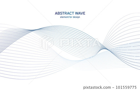 Abstract colorfull wave element for design. Digital frequency track equalizer. Stylized line art background.Vector illustration.Wave with lines created using blend tool.Curved wavy line, smooth stripe Abstract colorfull wave element for design. Digital frequency track equalizer. Stylized line art background.Vector illustration.Wave with lines created using blend tool.Curved wavy line, smooth stripe 101559775
