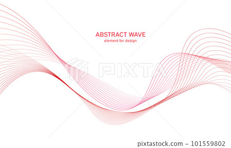 Abstract colorfull wave element for design. Digital frequency track equalizer. Stylized line art background.Vector illustration.Wave with lines created using blend tool.Curved wavy line, smooth stripe Abstract colorfull wave element for design. Digital frequency track equalizer. Stylized line art background.Vector illustration.Wave with lines created using blend tool.Curved wavy line, smooth stripe 101559802