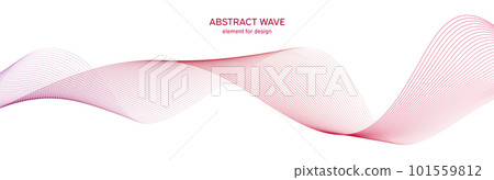 Abstract colorfull wave element for design. Digital frequency track equalizer. Stylized line art background.Vector illustration.Wave with lines created using blend tool.Curved wavy line, smooth stripe Abstract colorfull wave element for design. Digital frequency track equalizer. Stylized line art background.Vector illustration.Wave with lines created using blend tool.Curved wavy line, smooth stripe 101559812