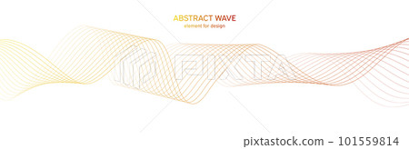 Abstract colorfull wave element for design. Digital frequency track equalizer. Stylized line art background.Vector illustration.Wave with lines created using blend tool.Curved wavy line, smooth stripe Abstract colorfull wave element for design. Digital frequency track equalizer. Stylized line art background.Vector illustration.Wave with lines created using blend tool.Curved wavy line, smooth stripe 101559814