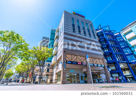 Cityscape of Yokohama, Japan, in front of Subway Center Minami Station, Kohoku Tokyu S.C., etc. 101560031
