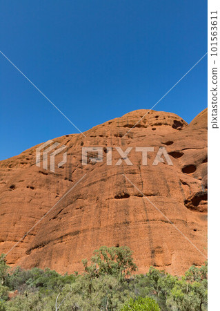 奧爾加岩石的風之谷，澳大利亞中部 101563611