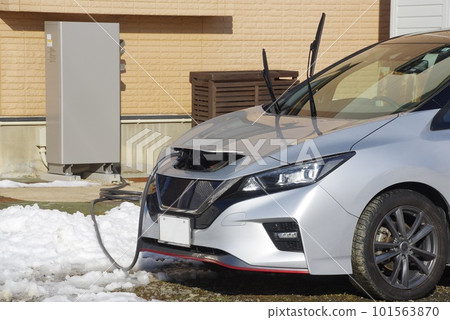 Electric vehicle charging at home 101563870