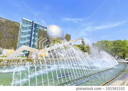 名古屋市、白川公園噴泉、名古屋市科學館 名古屋市、白川公園噴泉、名古屋市科學館 101565102