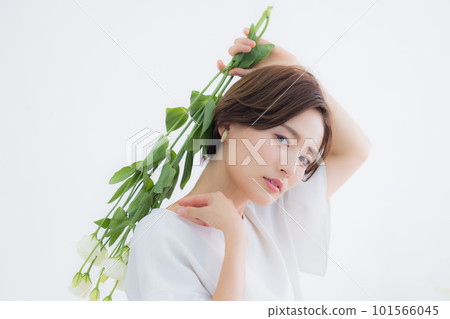 女人的美麗形象肖像 101566045