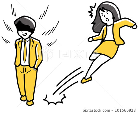 察覺危險而逃跑的女人 察覺危險而逃跑的女人 101566928