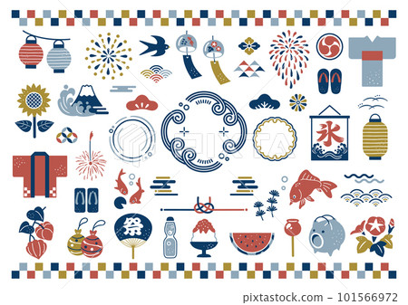 夏季總和材料集 101566972