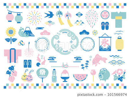 Summer sum material set 101566974