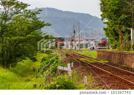 Hongo, Kakegawa City, Shizuoka Prefecture Tenryu Hamanako Railway and scenery along the line 101567743