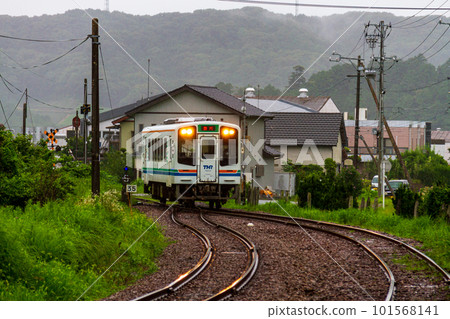 Ichinomiya, Mori-machi, Shuchi-gun, Shizuoka Prefecture Tenryu Hamanako Railway and scenery along the line 101568141