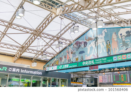 [Urban scenery of Tokyo] Central ticket gate of Ueno Station 101568406