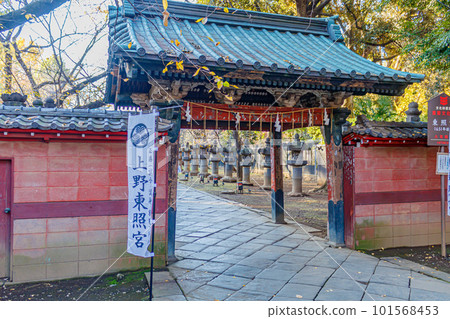 【東京都市風景】秋天的上野東照宮周邊風景 101568453