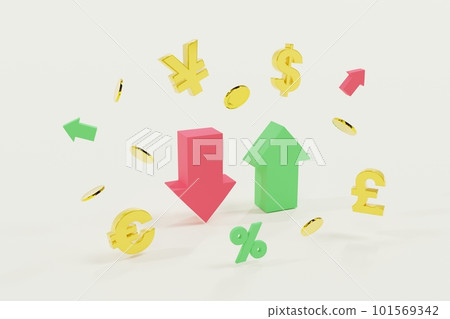 國際貨幣符號和箭頭 國際貨幣符號和箭頭 101569342