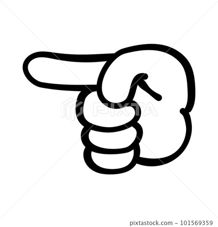 簡單的指向圖標 簡單的指向圖標 101569359