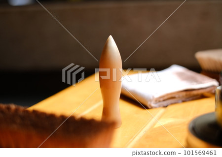 Leather sticks necessary for cordovan leather care 101569461