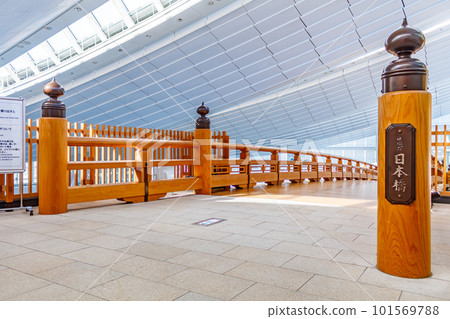 [東京的城市景觀]羽田機場第3航站樓（羽田日本橋） 101569788