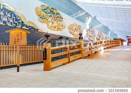 [東京的城市景觀]羽田機場第3航站樓（羽田日本橋） 101569800