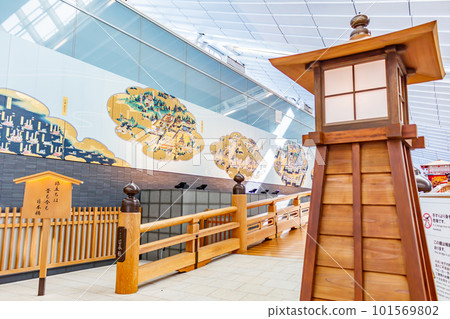 [東京的城市景觀]羽田機場第3航站樓（羽田日本橋） 101569802