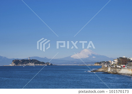 [鎌倉市] 從稻村崎眺望 101570173