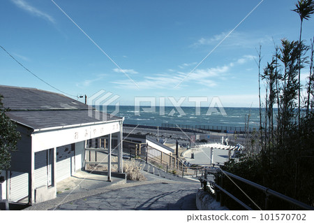 Stairs with sea view Stairs with sea view 101570702