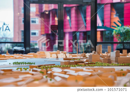 Gothenburg city miniature. Development plans and model at the Chalmers technical university in Gothenburg, Sweden Gothenburg city miniature. Development plans and model at the Chalmers technical university in Gothenburg, Sweden 101571071