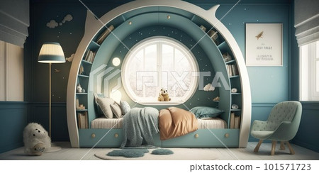 Child play room interior decoration with toy for playing 101571723