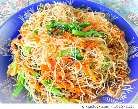 Stir-fried rice noodles in Taiwan Stir-fried rice noodles in Taiwan 101572133