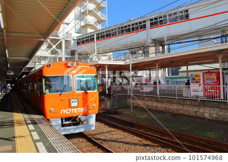[Matsuyama City, Ehime Prefecture] Matsuyama City Station platform 101574968