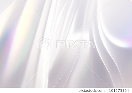 白色優雅光滑的懸垂圖形波浪背景 101575564