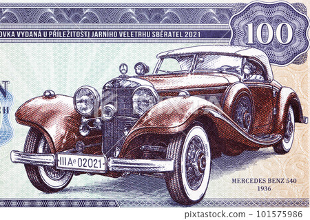Old car from money Old car from money 101575986