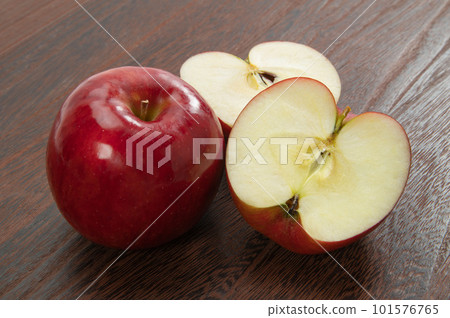 Japanese red apple, ruby 101576765