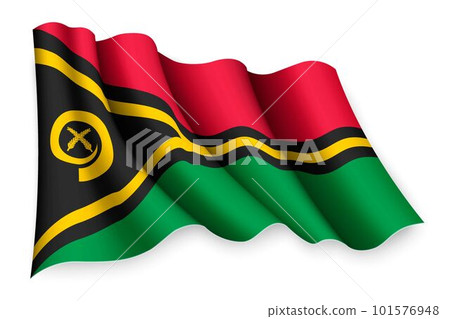 waving flag of Vanuatu waving flag of Vanuatu 101576948