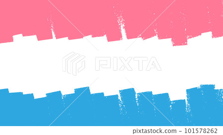 Header footer material that looks like it was painted with roller paint 16:9 vector data pink and light blue Header footer material that looks like it was painted with roller paint 16:9 vector data pink and light blue 101578262