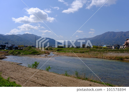 福井縣敦賀市,昭川與黑川的交匯處 福井縣敦賀市,昭川與黑川的交匯處 101578894